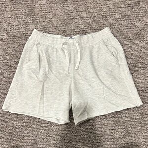 Hollister Mens White Athletic Swear Shorts